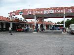 Island gas station